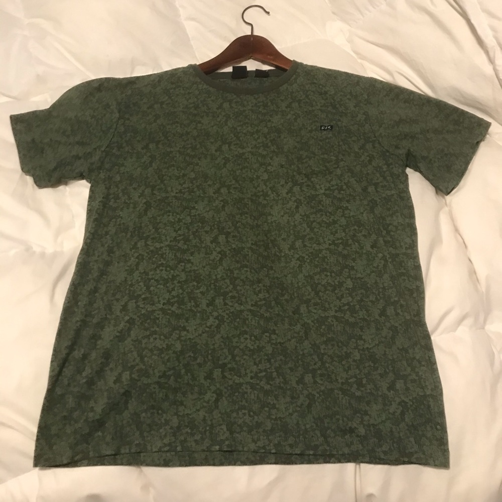 GSL  Denim Green Pattern T-shirt